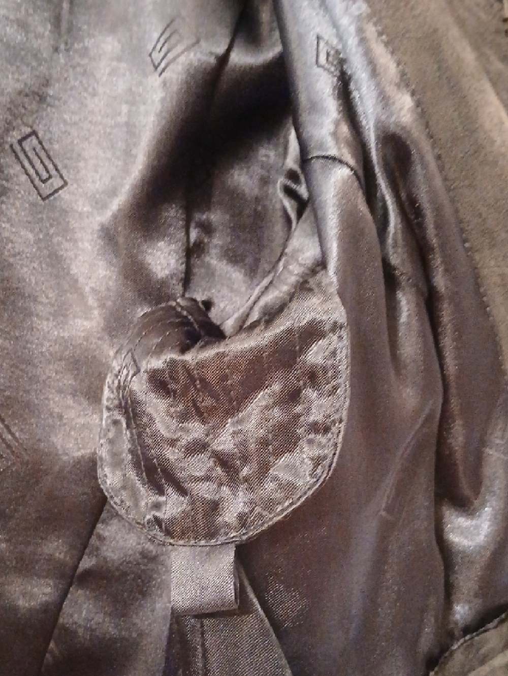 Pamela McCoy Denim-Blue Suede Fringe Jacket - Picture 7 of 11